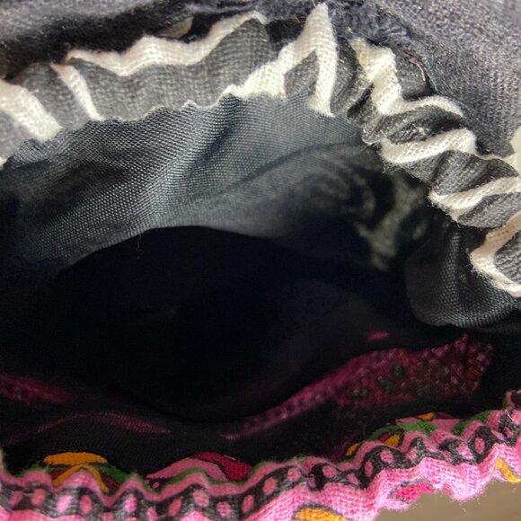 Owl Mini backpack Fabric Patchwork Straps adjustable - Picture 4 of 8